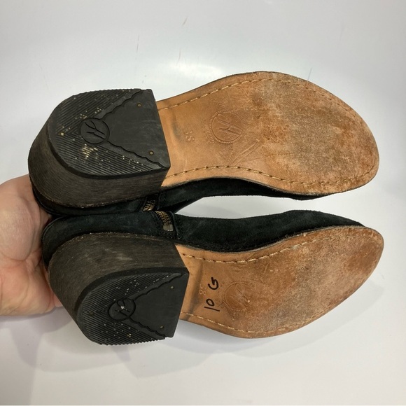 Hand Crafted black leather ankle boots size 38 - Picture 5 of 8